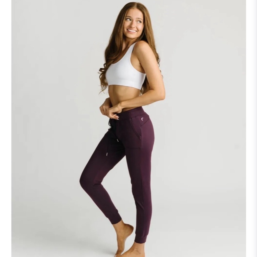 🌺ZYIA ACTIVE PLUM UNWIND JOGGER PANTS